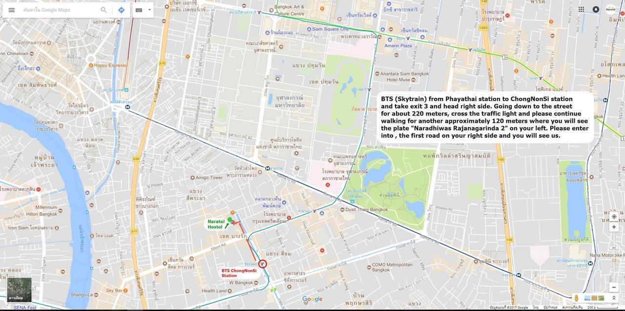 Naratel Hostel Bangkok Eksteriør billede
